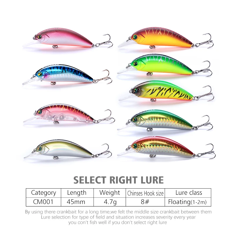 Banshee-señuelo de pesca 2 piezas Crankbaits, Wobblers de manivela para Lucio/curricán, señuelos flotantes para pesca de pececillos negros, Crankbait - imagen 4