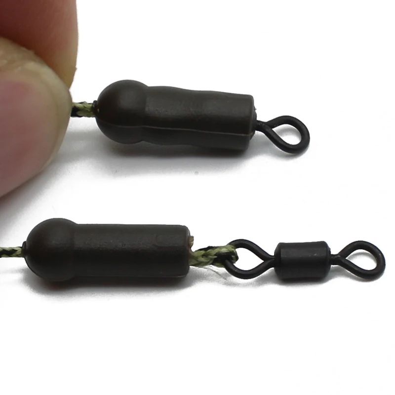Cuentas amortiguador carpa goma cabeza redonda para nudos - imagen 5