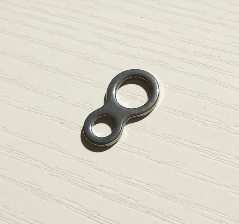 2 paquetes de pesca de alta resistencia, doble 8 anillos sólidos, conector giratorio para pesca de arrastre, anzuelo de Jigs, pesca en agua salada - imagen 3