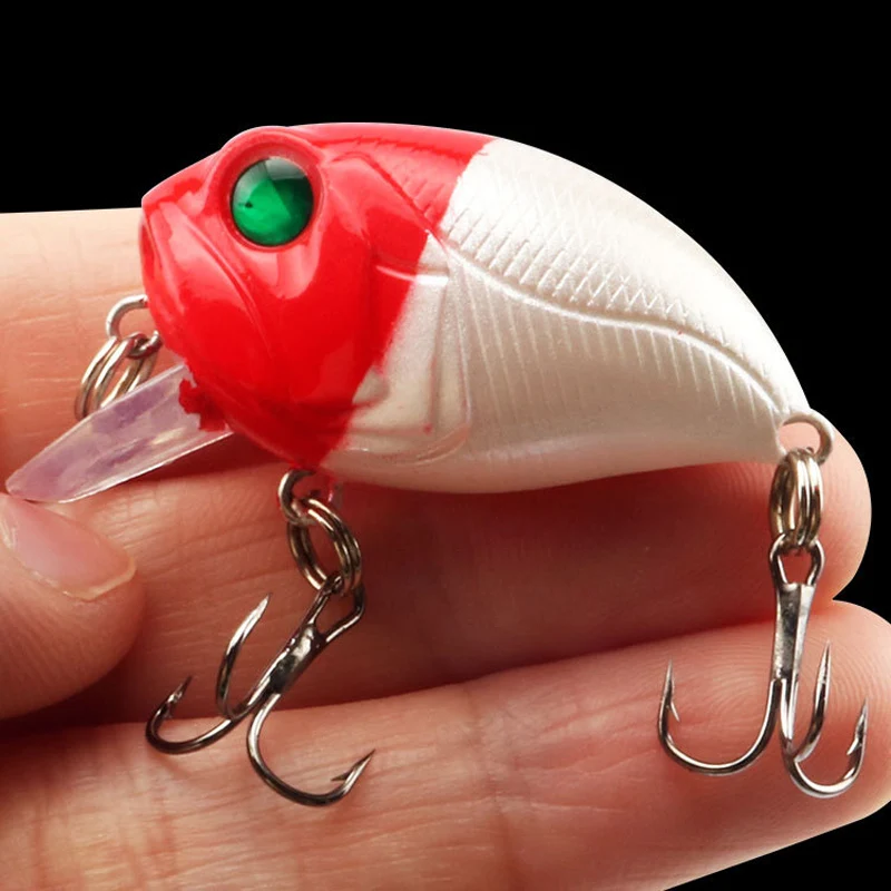 Señuelo de Pesca con manivela de 7,9g, cebo duro, flotante, Artificial, Minnow, Crankbait - imagen 2