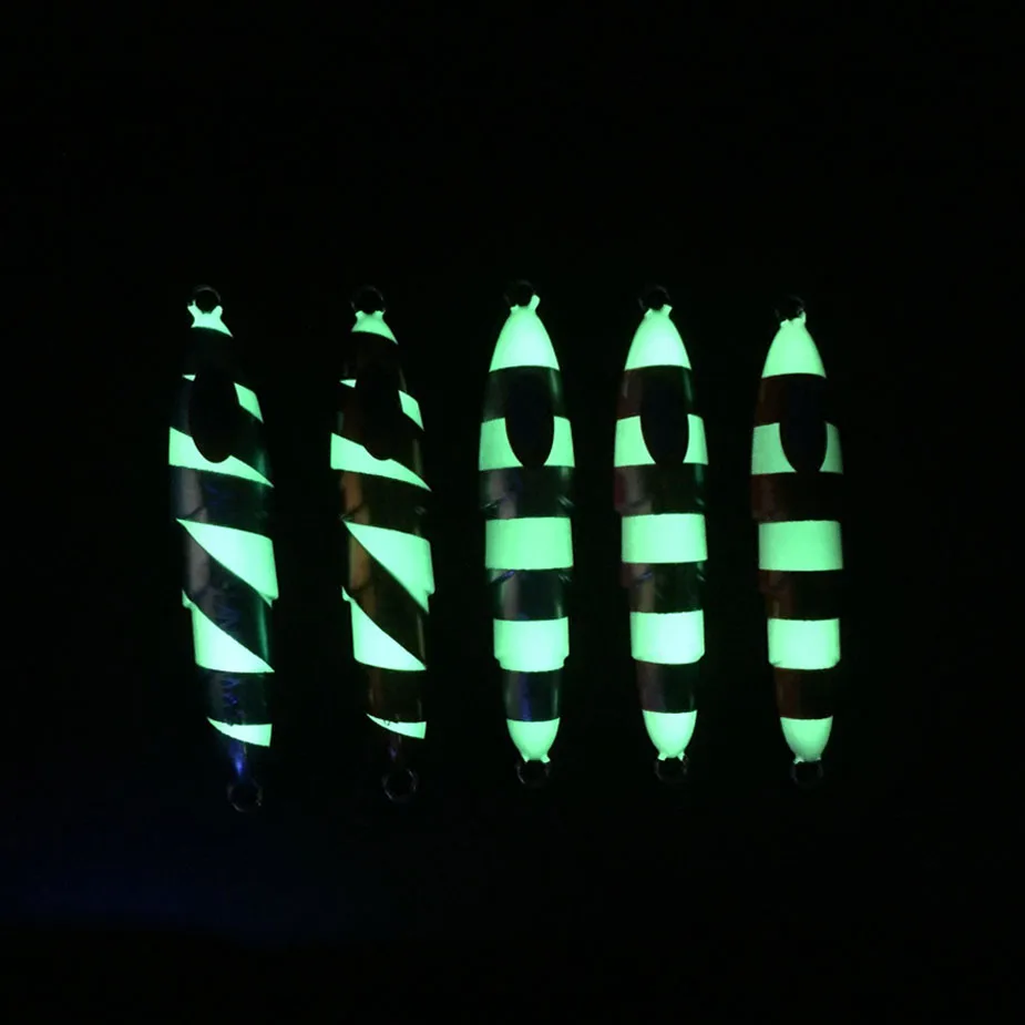 Jig de metal de paso lento luminoso para agua salada - imagen 5