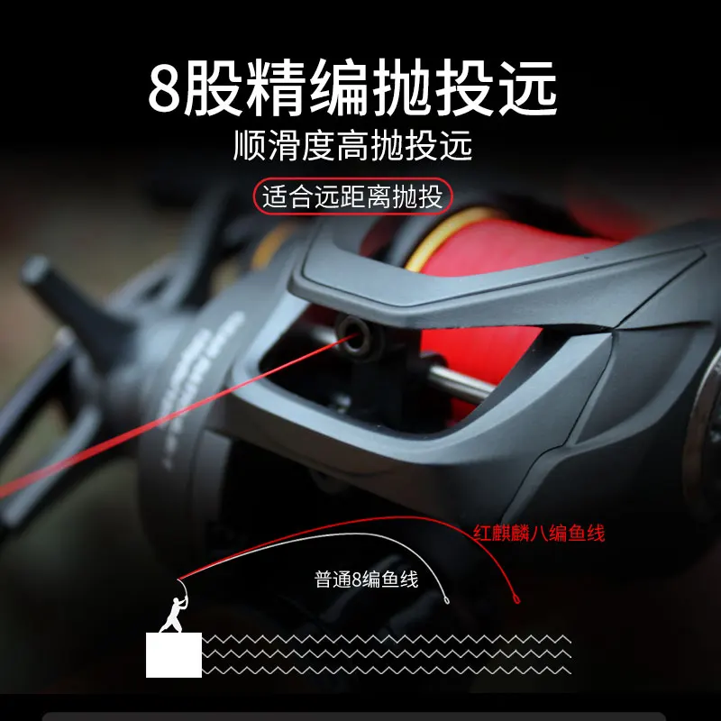 RUKE nueva línea de pesca línea de alambre trenzado 150M, alta fuerte PE 8 Color trenzado solidez línea de pesca resistente al desgaste envío gratis - imagen 5