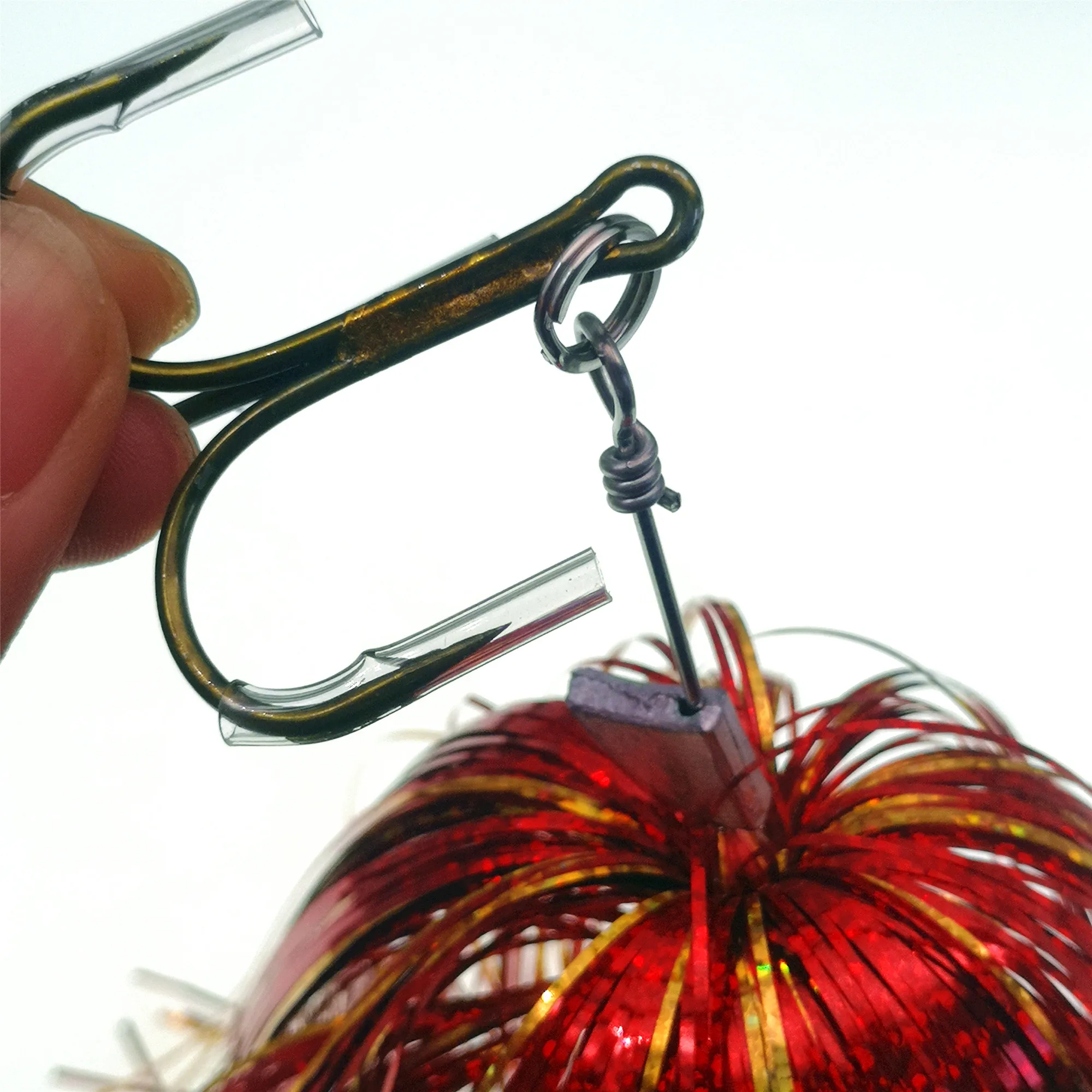 SWOLFY-señuelo de pesca giratorio de goma, cebo de lentejuelas, 22cm, 45g - imagen 3