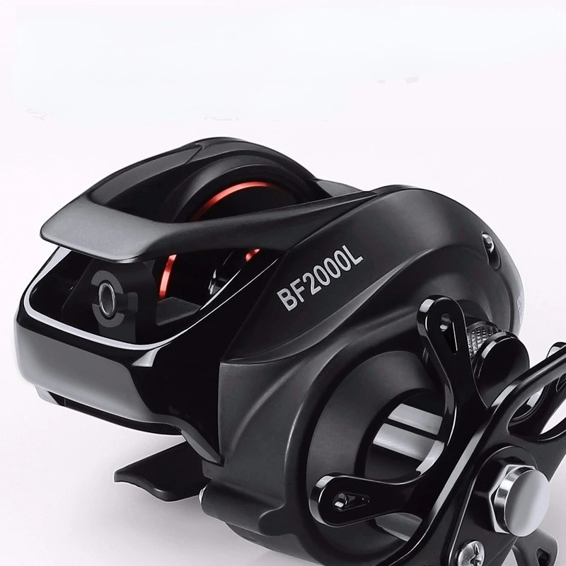 Rueda Universal para Baitcasting, carrete antihilo de pesca con engranaje de freno magnético cero, 12 + 1, rodamiento izquierdo/derecho - imagen 2