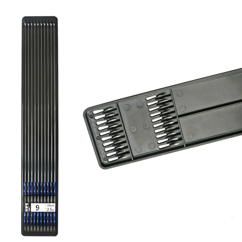 Anzuelo de acero para pesca de carpa de alto carbono, línea de unión de 45CM, estilo japonés, para agua de mar, 10 par/bolsa, 1 - imagen 5