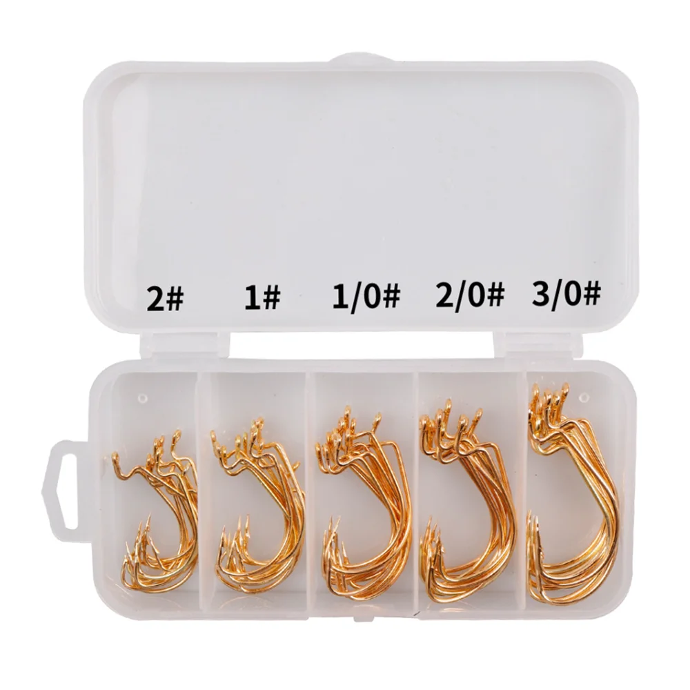 Anzuelo de pesca con púas, accesorios de anzuelos de manivela, juego de cebo suave de mar, alimentador de pesca para carpa, Material de mercancías, caja de 50/100 Uds. - imagen 5