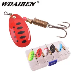Juego wobbler WDAIREN con anzuelos triples para pesca