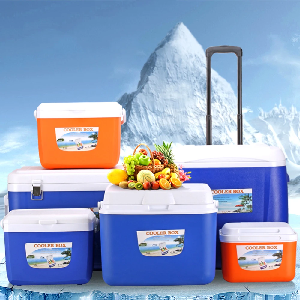 Incubadora portátil para exteriores de 8L y 13L, caja de almacenamiento de alimentos para coche, caja de Pesca en hielo frío, Mini refrigerador para el hogar, Camping, viaje, Pesca - imagen 4