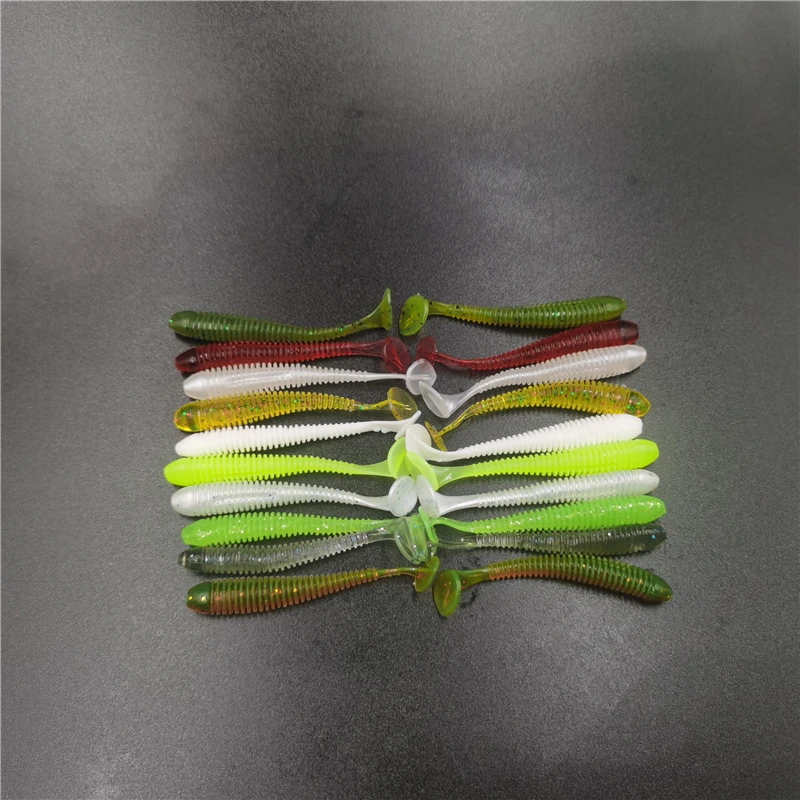 Señuelo de vinilo giratorio para lubina – Silicona 60mm - imagen 2