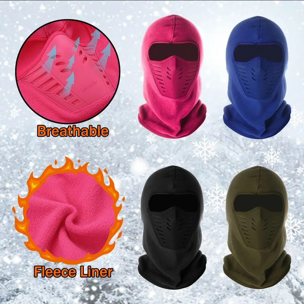 Gorro pasamontañas deportivo para ciclismo, snowboard, esquí, a prueba de viento, cálido para invierno, protector facial para motocicleta, casco para el cuello - imagen 4
