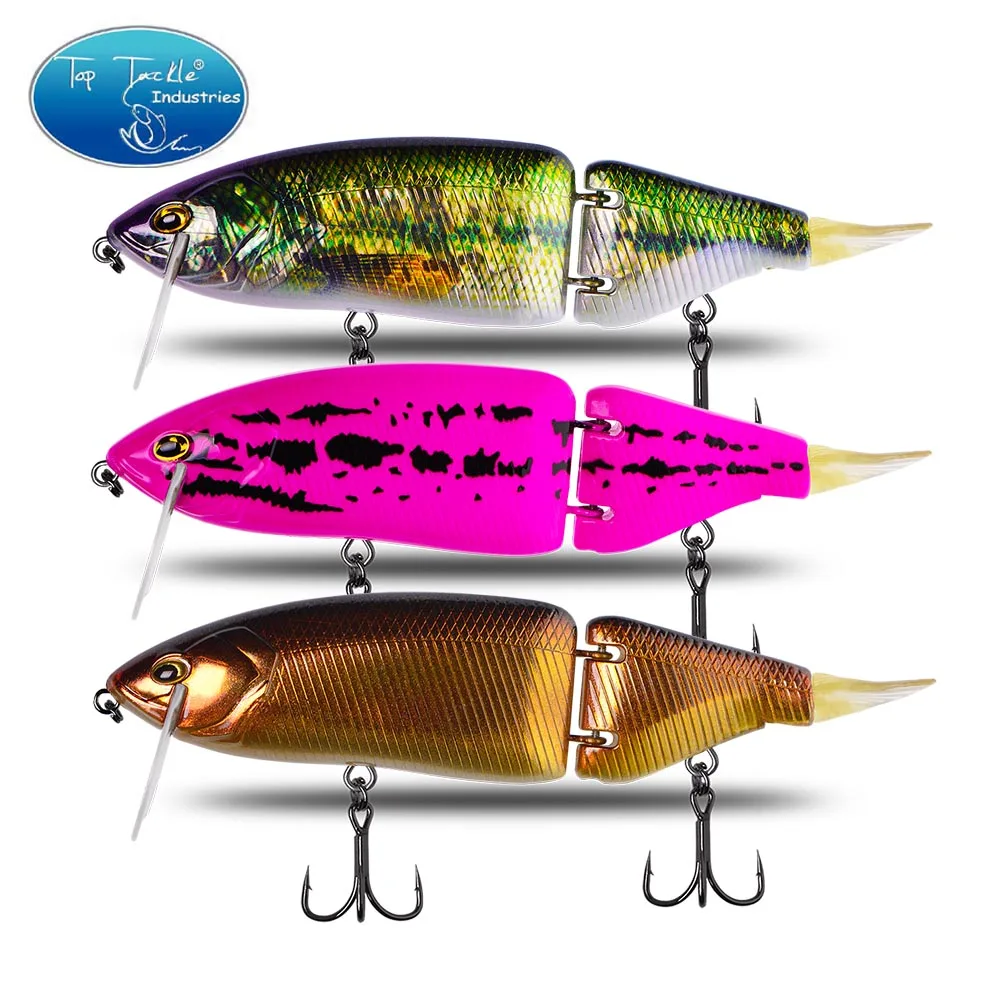 Cebo articulado 135mm 33g Shad Glider Swimbait Señuelos de Pesca cuerpo duro flotante articulado lubina aparejos de cebo de pesca - imagen 5