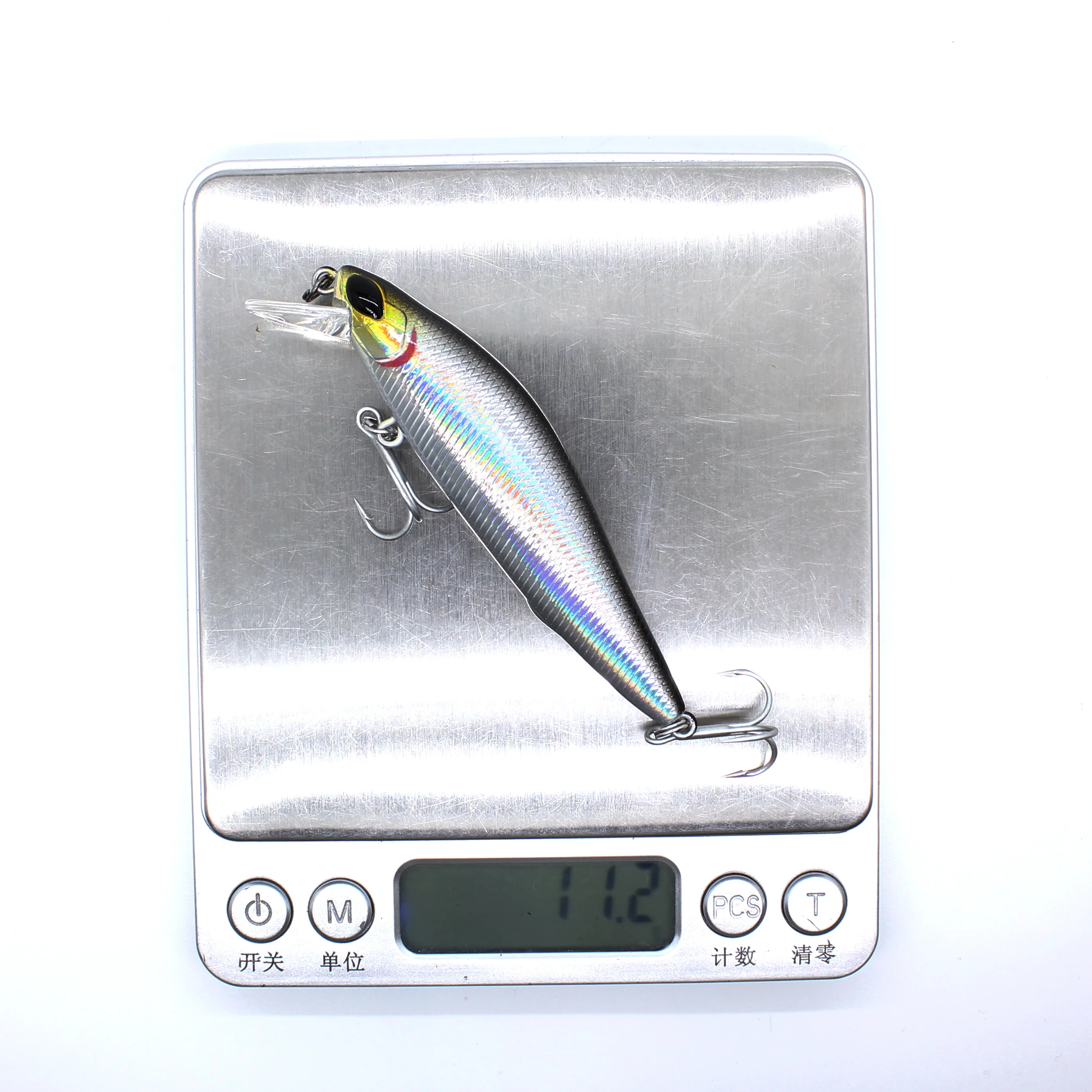 AOCLU Minnow señuelo de pesca, Wobbler hundido, transferencia de peso magnética, 85mm, 11,2G, 105mm, 15,5G, lubina, aparejos de agua salada fresca