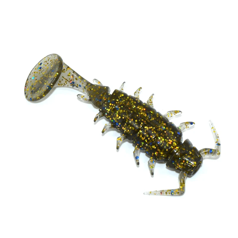 TAKEDO PR08 1,5 "3,8 cm 2,5" 6,3 cm PVC Rock Craw mar gusano suave pesca señuelo suave lubina trucha Pike señuelo - imagen 4