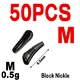 50pcs m Black