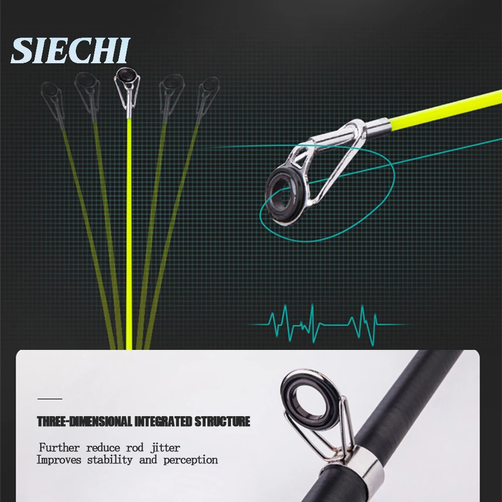 Caña de pescar telescópica de alta calidad, 1,8 M-3,6 M, fibra de carbono FRP, alimentador duro - imagen 4