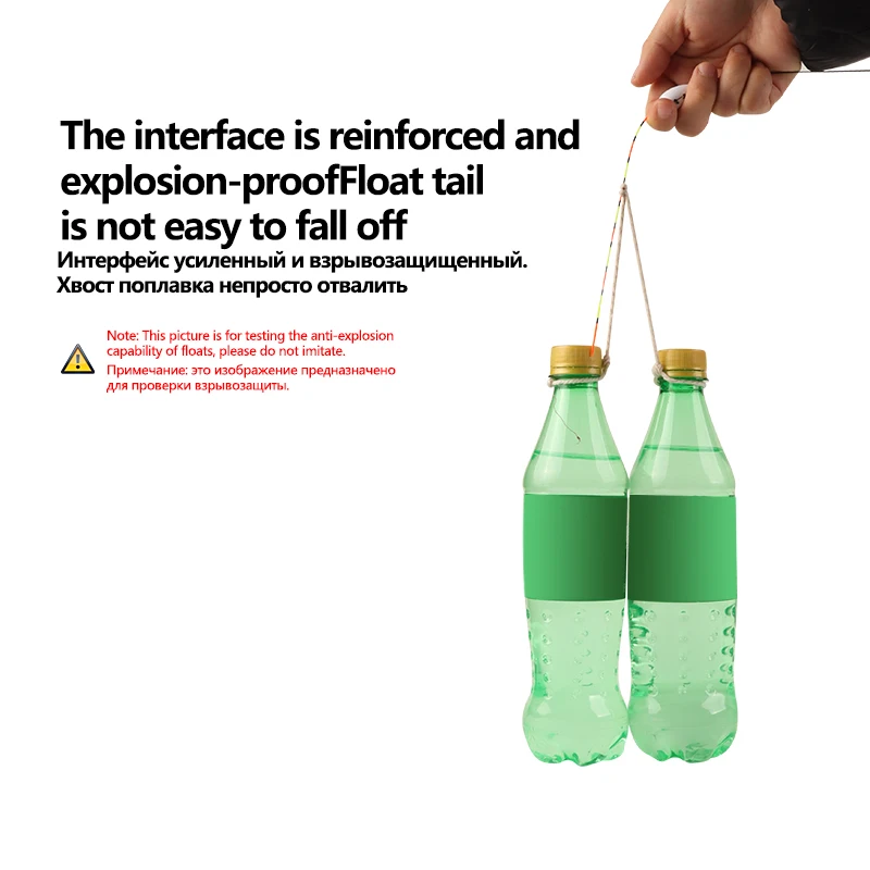 3 uds Nano flotador + 1 ganchos de bolsa + 1 asiento de boya, boya para río y lago, flotadores de pesca estables y duraderos, accesorios de herramientas de pesca Bobber Vertical - imagen 5