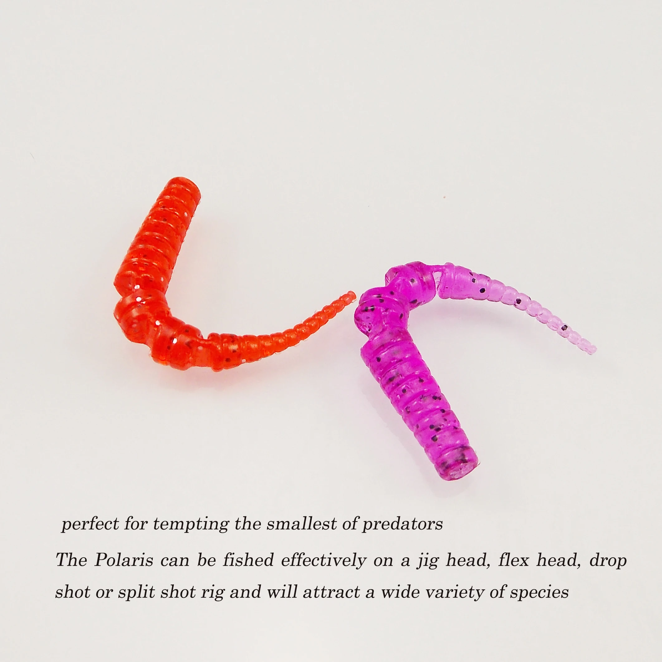 KESFISHING-Señuelos de gusano, cebos de Pesca blandos, 50 Uds., Polaris, 42mm, señuelos de pescado artificiales, Pesca Jerk, plantilla de trucha - imagen 5