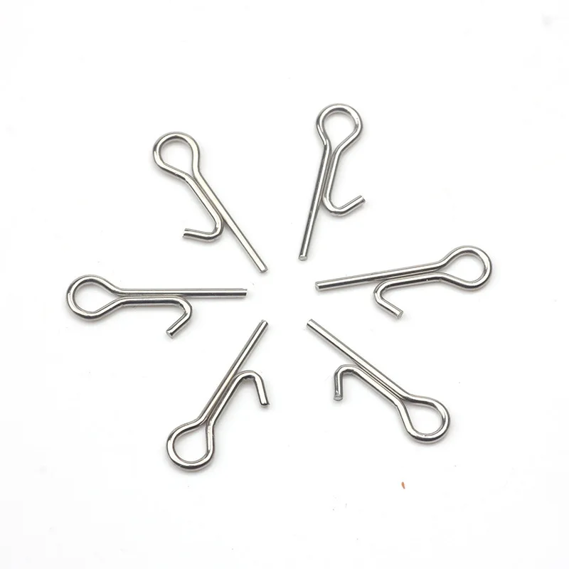 50-100 unids/lote, Señuelos de pesca blandos, cebo Stinger Spike Hook, anzuelo triple, alfileres de conexión, aguja, accesorios de bloqueo fijo, herramientas - imagen 2