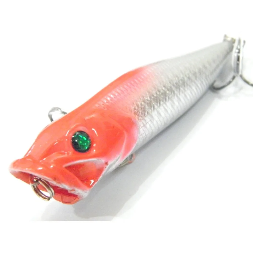 WLure-señuelo duro de boca roja, 9cm, 12g, Topwater, con sonido fuerte de traqueteo y agua de alta salpicadura, Señuelos de Pesca T604 - imagen 3