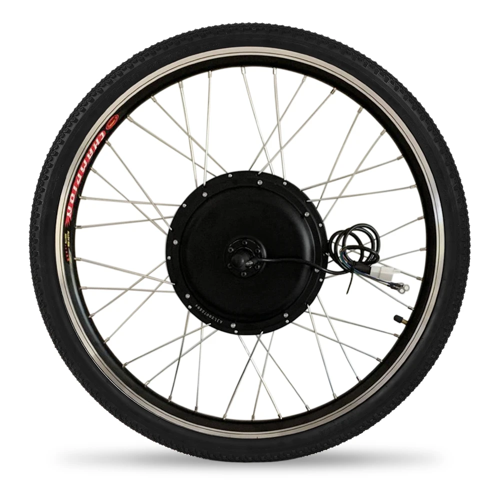 Kit de conversión de bicicleta eléctrica, Motor de cubo de rueda delantera de 28x1,5 pulgadas, controlador potente de 48V y 1000W, Kit de palanca de freno con Sensor PAS - imagen 2