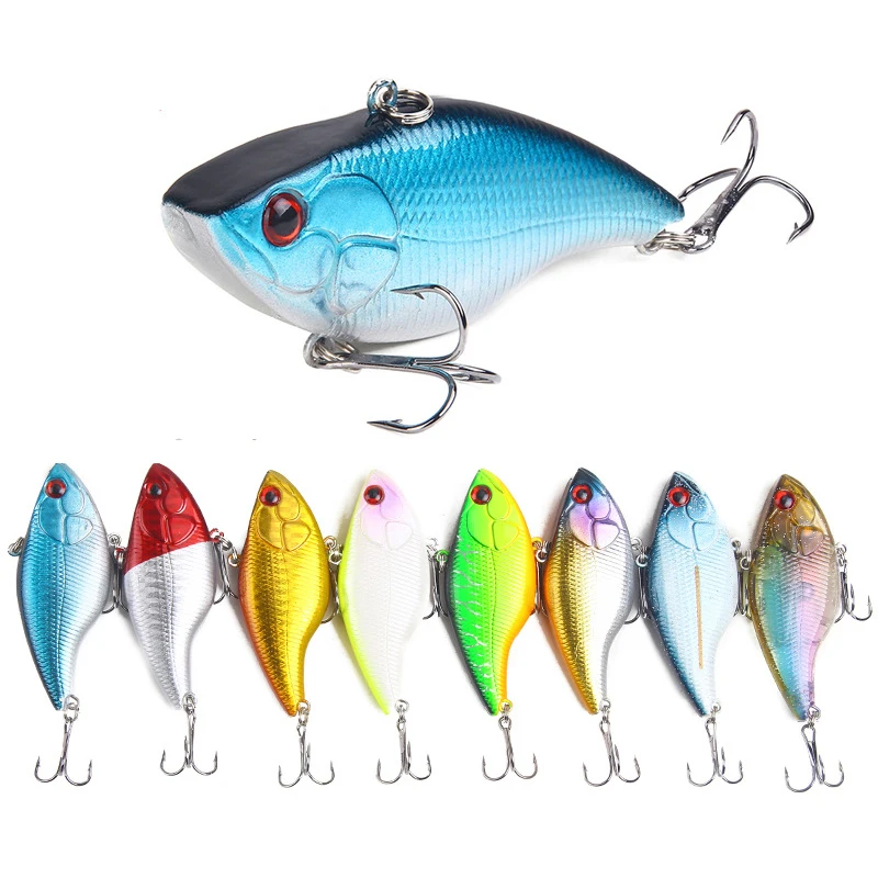 Señuelo de Pesca con vibración VIB, cebo duro de plástico Isca de 18,8g y 7cm, plantilla flotante, Wobblers Crankbait, aparejos de Pesca de mar, Lucio, 1 unidad - imagen 2