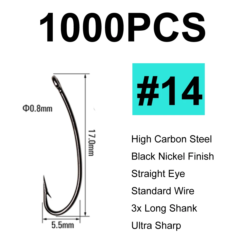 1000pcs size 14
