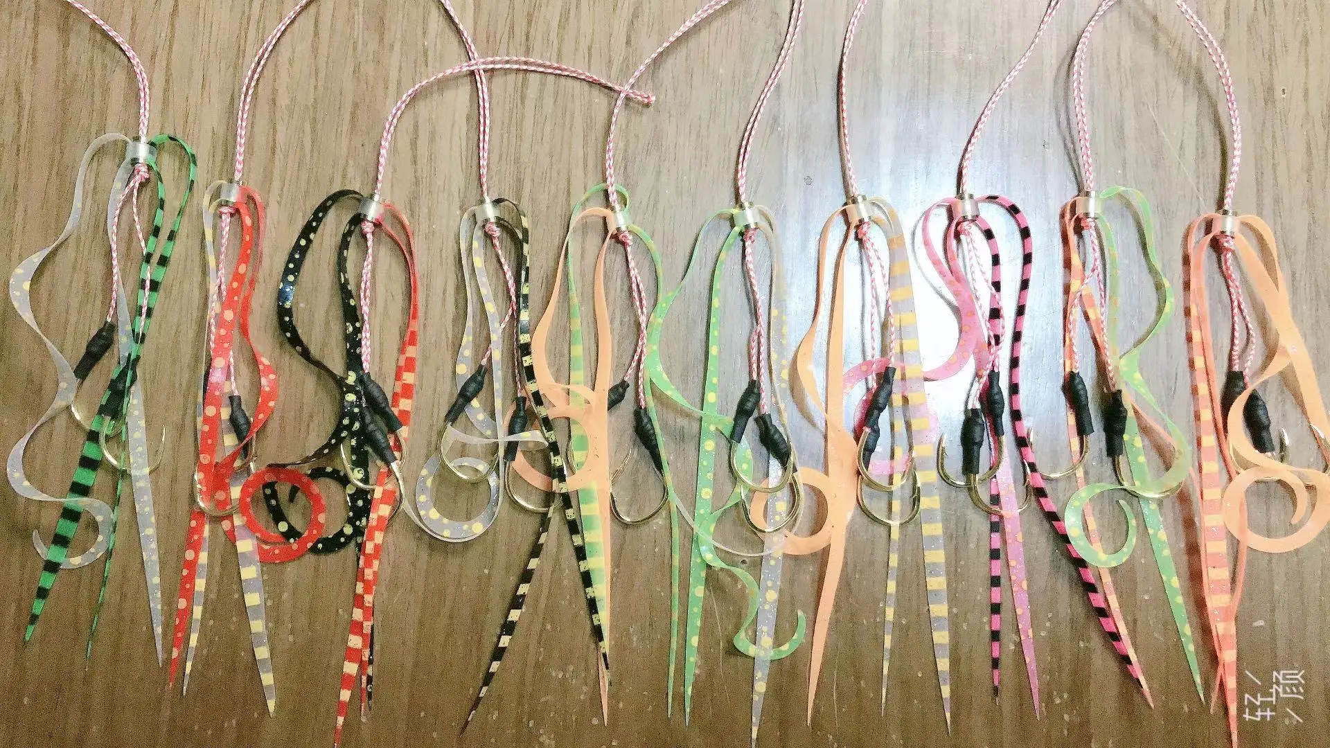 Falda de goma de silicona para remolque, repuesto para Jigs deslizantes, Tai Kabura, pulpo, calamar, pargo, Jigging, señuelo de pesca, 50 unidades - imagen 3