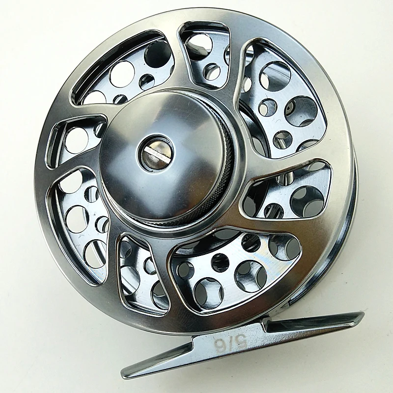 Twinfish-carrete de pesca con mosca, 3/4, 5/6, 7/8, CNC, mecanizado de metal, rodamientos de bolas de rueda voladora, relación 2 + 1, carrete de color de pistola 1:1 - imagen 3