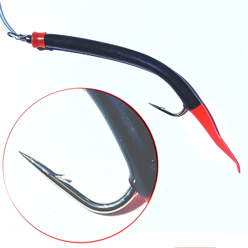 Cebo de pesca de mar Sabiki para lubina de 2OZ y 3OZ, anzuelo de pesca de mar, Poloc de bacalao, Sabiki, aparejos de pesca de mar, pesca en el mar, barco - imagen 4