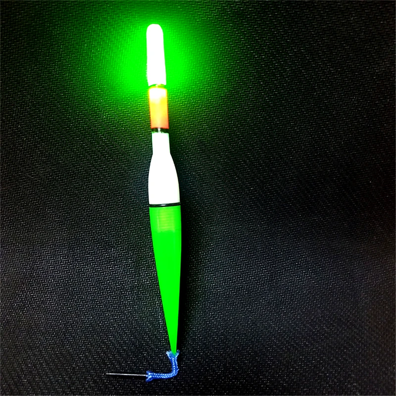Flotador de pesca eléctrico con luz LED y batería, aparejos de pesca de agua profunda, equipo Bobber con electrones, 2 uds. - imagen 5