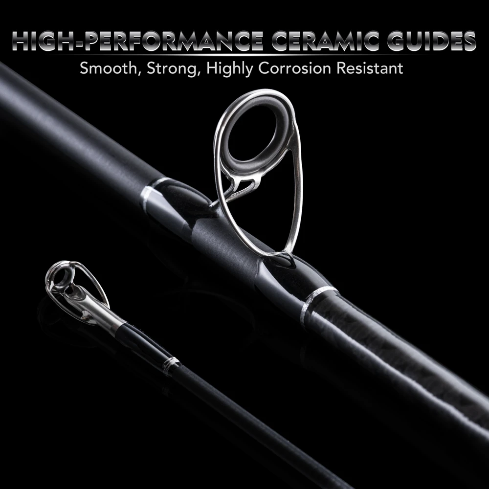 Goture REGAUL-caña de pescar de Jigging lento, caña de fundición giratoria de 1,83 m, 1,98 m, plantilla de 300g, arrastre de 30kg, para barco, ML MH M - imagen 3