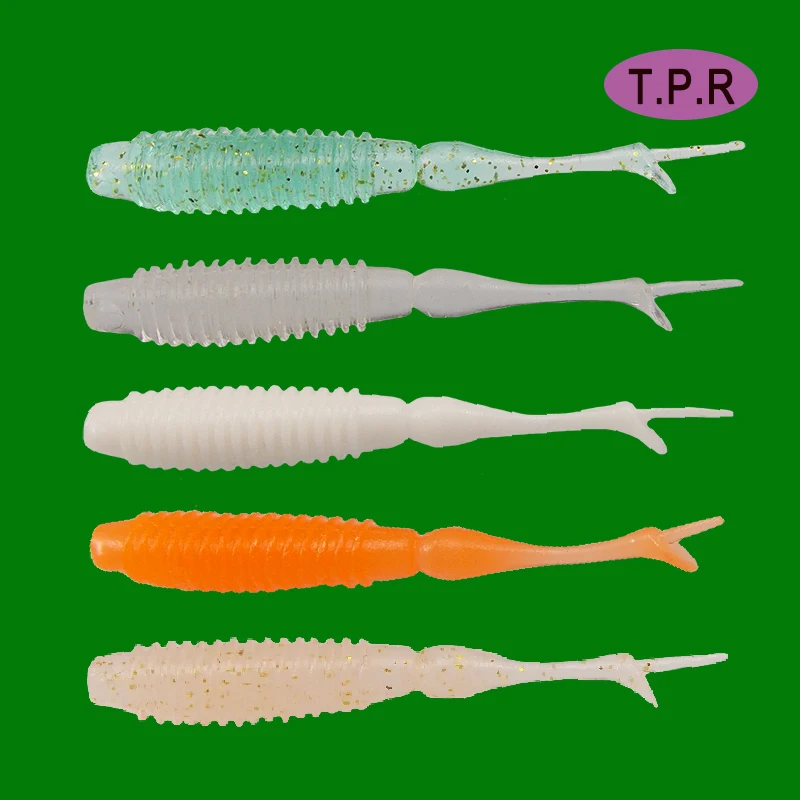 KESFISHING-señuelo flotante TPR Min Dace, 42mm, ambiente, amigo, cebo de pesca suave, pesca en hielo para trucha, Blcakbass - imagen 5