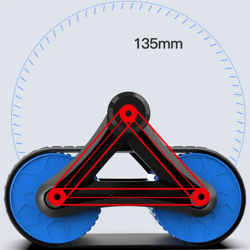 Rueda Abdominal de rebote automático, equipo de Fitness para el hogar, entrenador muscular Abdominal sin ruido, gimnasio, equipo de ejercicio de construcción corporal - imagen 2