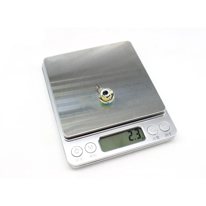 Mini lámpara LED de ojo redondo para pesca subacuática, luces de cebo para calamar, pez Ribbonfish, barco de agua salada, suministros de pesca nocturna, 1 unidad - imagen 3