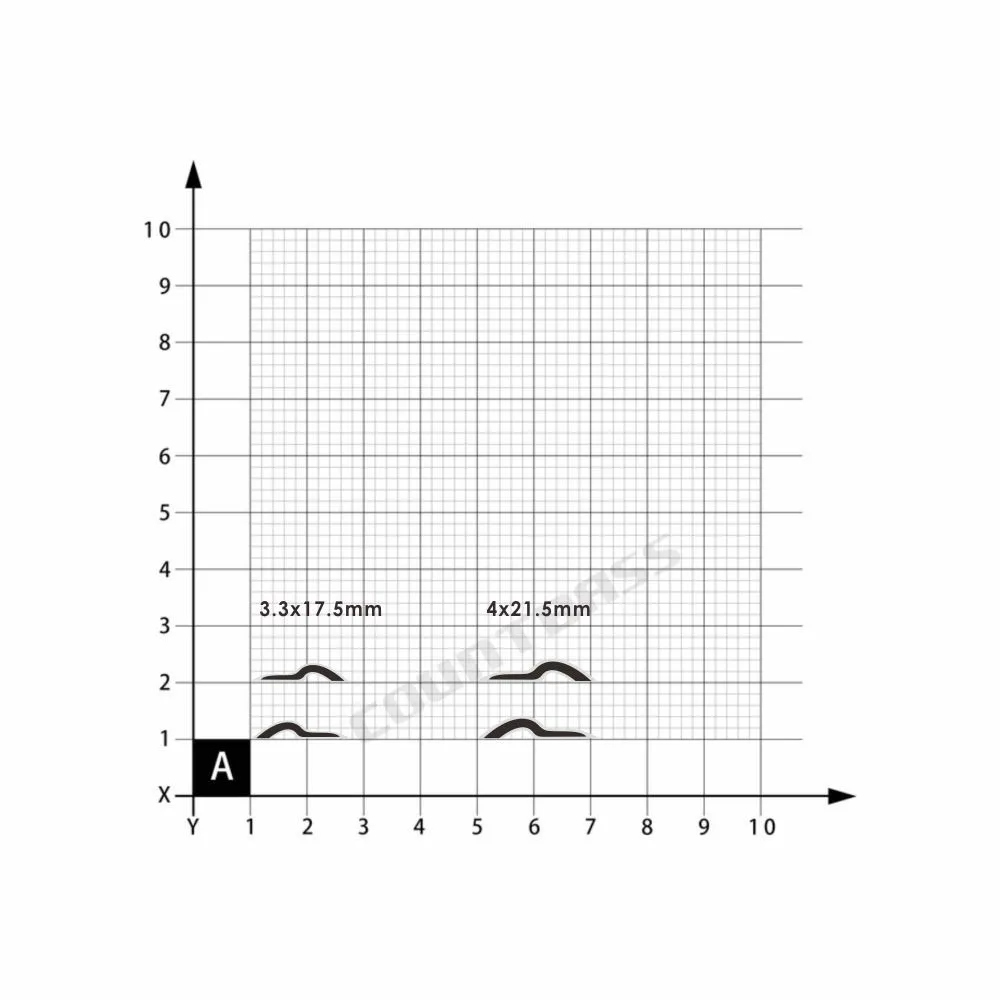 Countbass-señuelo de pesca láser 2D, 100 Uds., ojos para tus plantillas mteal, plantillas lentas de agua salada, accesorio de pesca, piezas de aparejos DIY - imagen 2