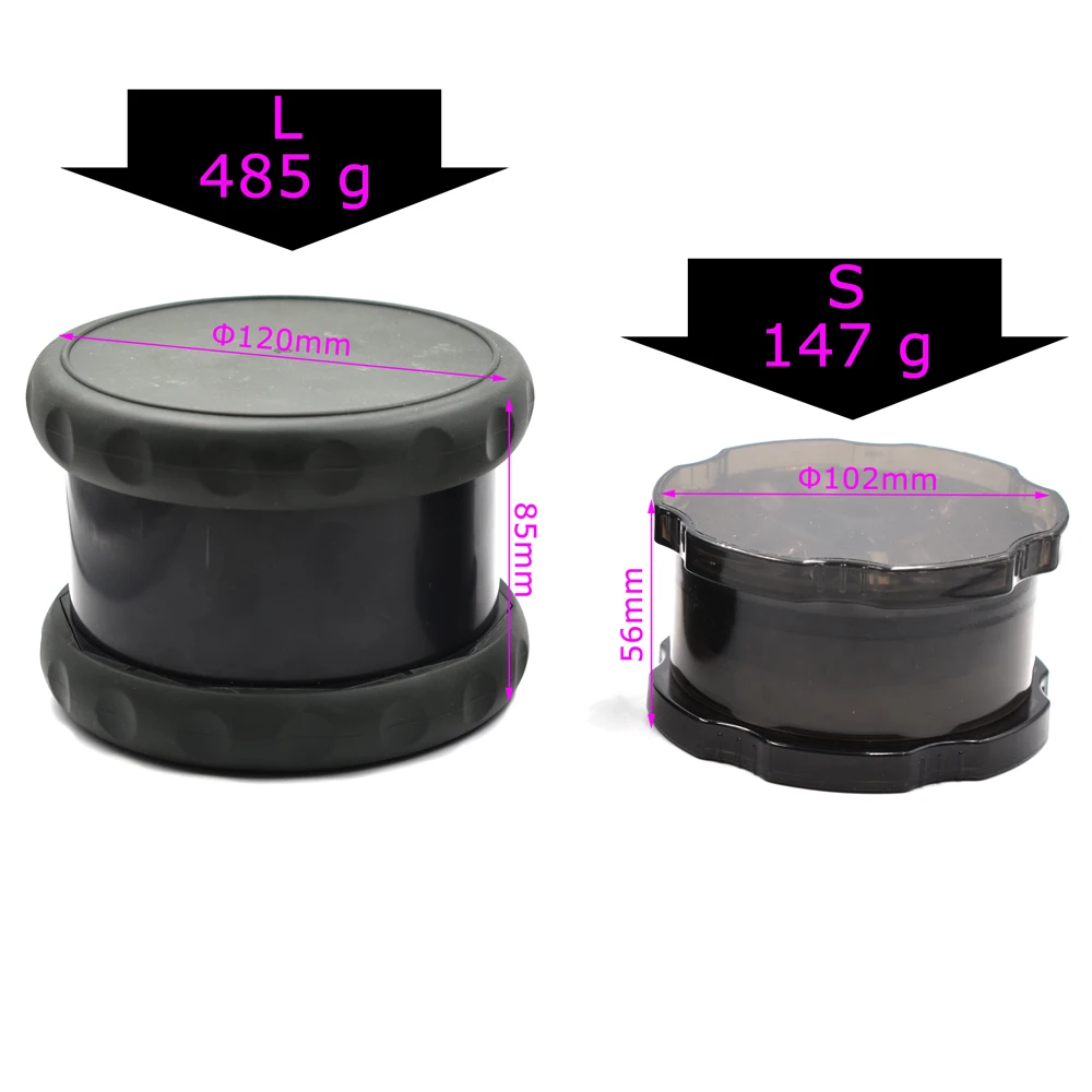 MNFT-trituradora de cebo para pesca de carpa, caja amoladora de Boilie, bolsa de PVA, cebo de carpa roto, accesorios de pesca de carpa, 1 Uds. - imagen 5