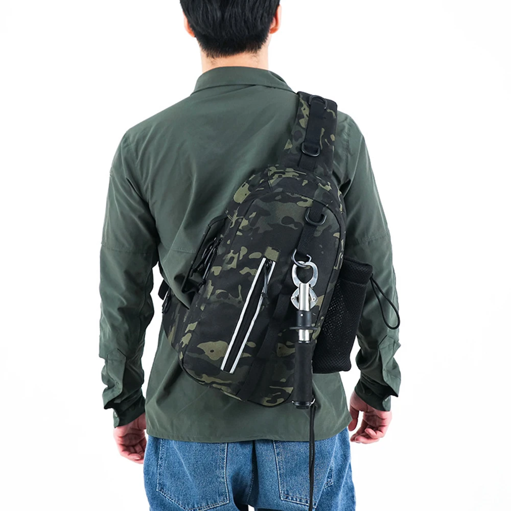 Mochila de pesca al aire libre, mochila táctica impermeable, deportes, multifunción, Camping, senderismo, bolsa de caza, X465G - imagen 3