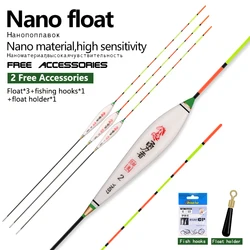Flotador Nano de alta sensibilidad para agua dulce – Kit de pesca