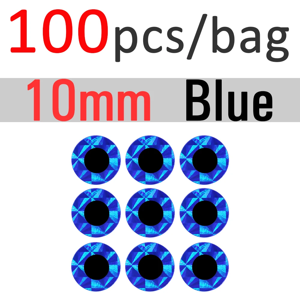 10mm Blue 100pcs