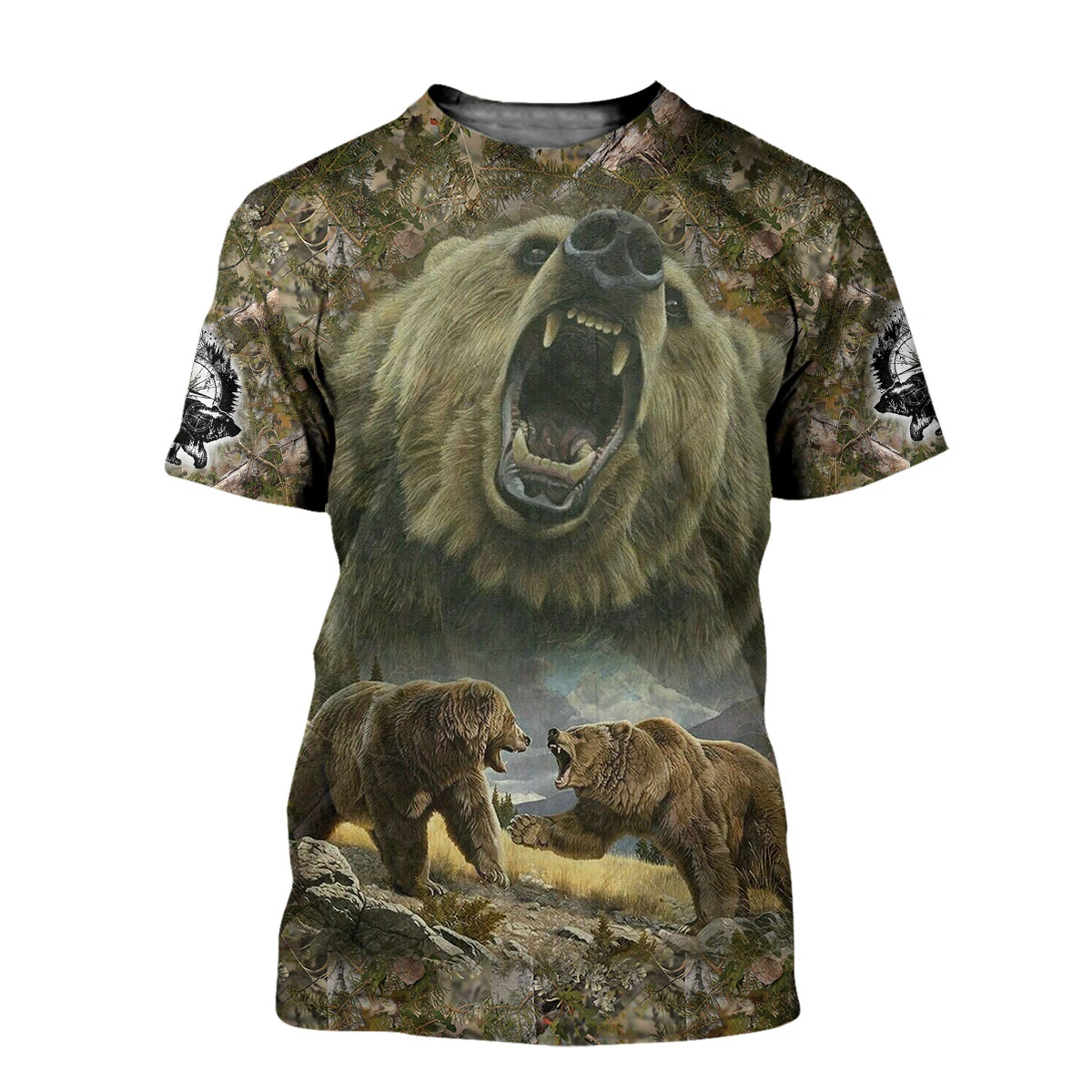 Camiseta estampada fauna salvaje verano casual unisex - imagen 5