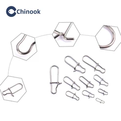 Chinook Ganchos Giratorios Acero Inoxidable – Conector Barril Señuelo