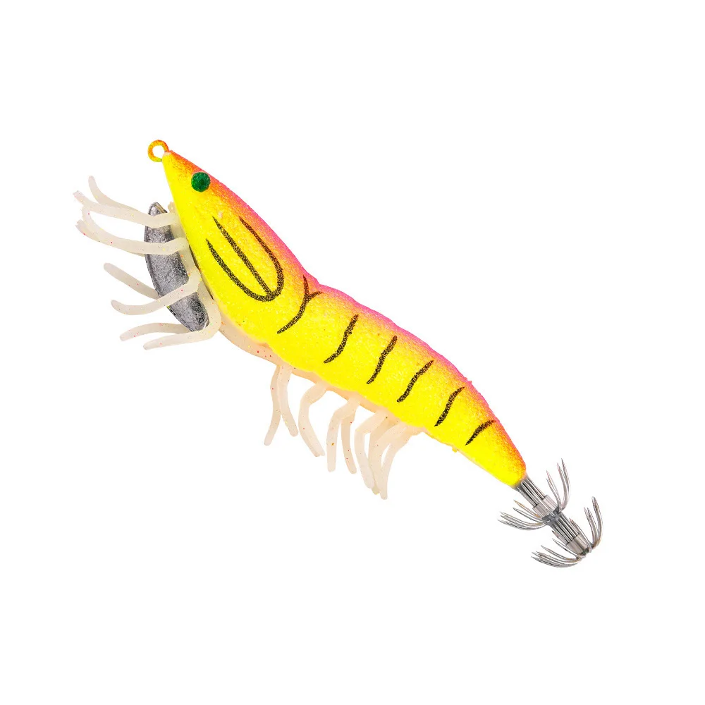 Cebo de calamar luminoso, anzuelo de hundimiento lento, 1 piezas, Webfoot, pulpo Egi 3,5, 21g