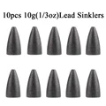 10pcs 10g sinkers