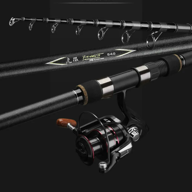 Caña De pescar giratoria, 3,0 M, 3,6 M, 4,5 M, caña De lanzamiento De distancia, caña De pescar telescópica De carbono, alimentador De carpa Olta - imagen 5