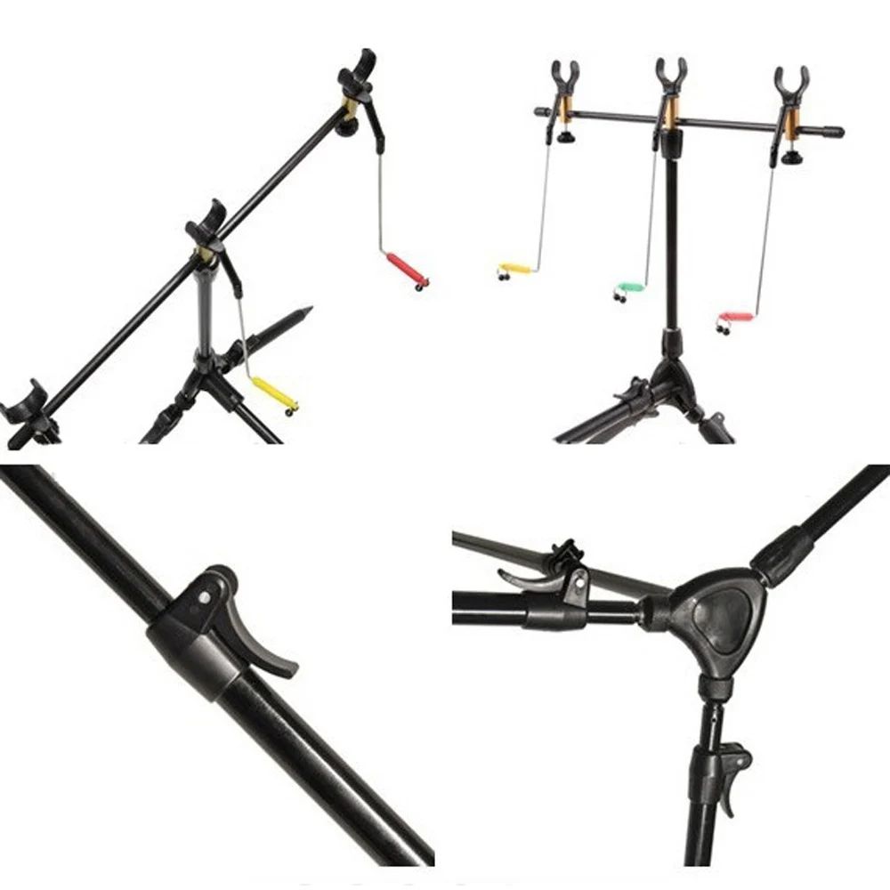 Soporte de caña de pescar retráctil ajustable, herramienta de pesca de carpa, accesorios de soporte, Swinger, herramientas de aparejos de pesca - imagen 2