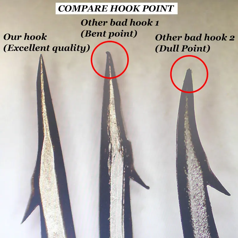 20 piezas anzuelos de pesca de carpa recubiertos de PTFE anzuelos de acero rico en carbono vástago curvo de púas estilo pinza anzuelos de carpa afilados aparejos - imagen 4