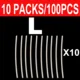 10packs White L