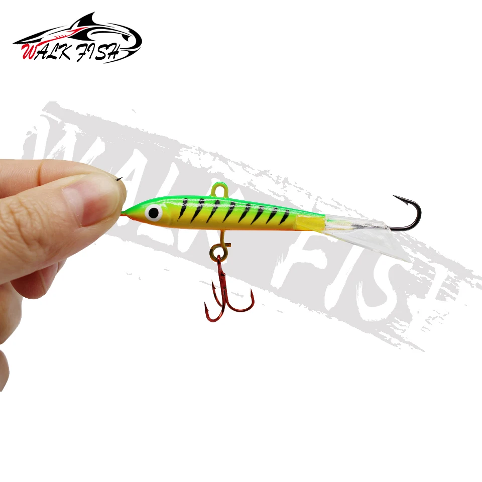 WALK FISH 1PC equilibradores de invierno, 8,3 cm 18g señuelo de pesca en hielo, Jigging Rap con perfil de pececillo, equilibrio para pesca de invierno - imagen 4