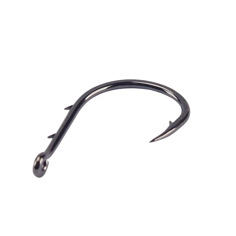 Musda-anzuelo de pesca con púas en el Mar Negro, gancho de pesca con boca de anillo, tubo de anzuelo de Noruega paga miles y doble espalda