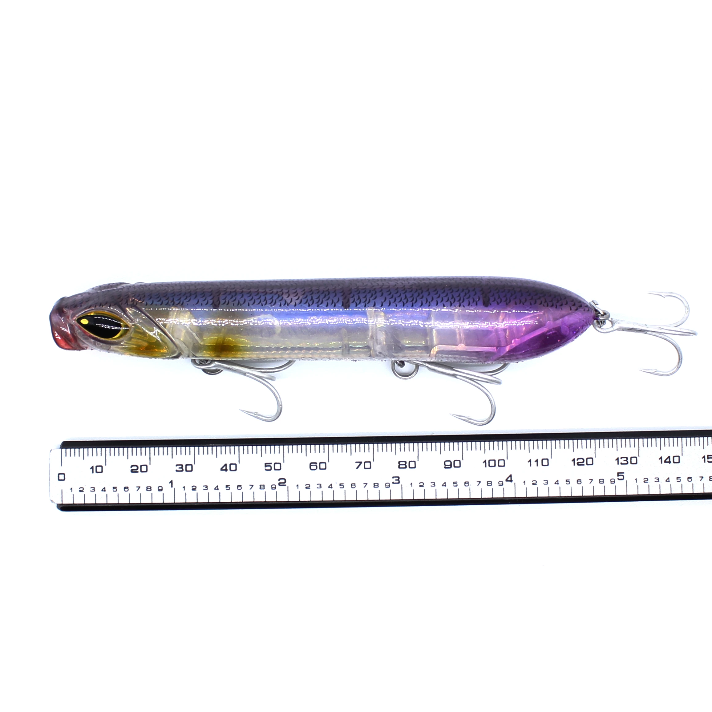 AOCLU-Pencil Hard Bait, Topwater Surface Walk the Dog, Crank Popper, señuelo de pesca, Bass Fresh Salt Wobbler, Tackle 120mm, 22,5G - imagen 4